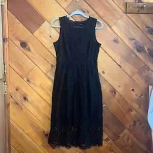Size Large black lace dress